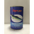 Top Quality 125g Canned Sardine in Brine in Plate Can